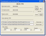 Audio File Convert ActiveX screenshot